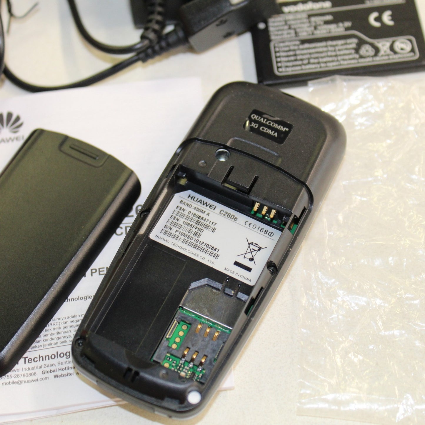 Rare Vintage Huawei C260e Ceria CDMA Phone International In Box Complete