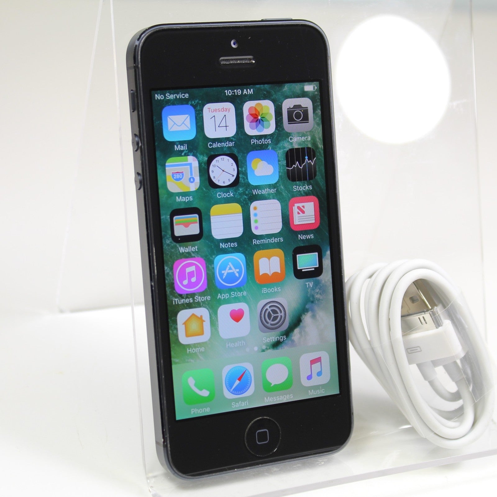 Vintage Apple iPhone 5 A1428 Unlocked Smartphone 4G LTE Black 16GB IOS 10.3.4