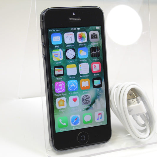 Vintage Apple iPhone 5 A1428 Unlocked Smartphone 4G LTE Black 16GB IOS 10.3.4