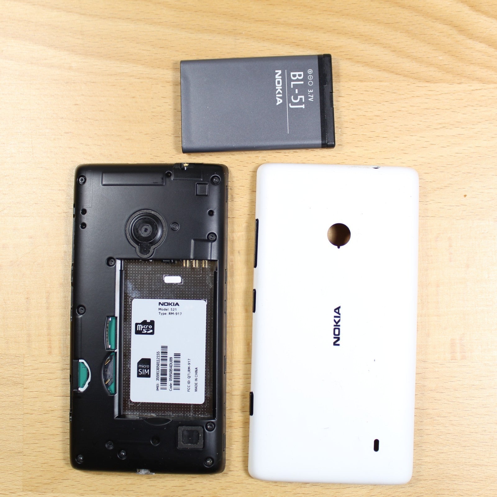 Nokia Lumia 521 T-mobile Smartphone White For Parts #266