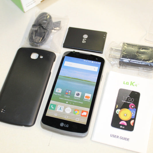 Rare Vintage LG K4 LTE K120 Unlocked Smartphone 4G LTE Black 8GB Open Box