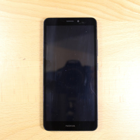 Nokia C100 N152DL TracFone Black Smartphone For Parts #221