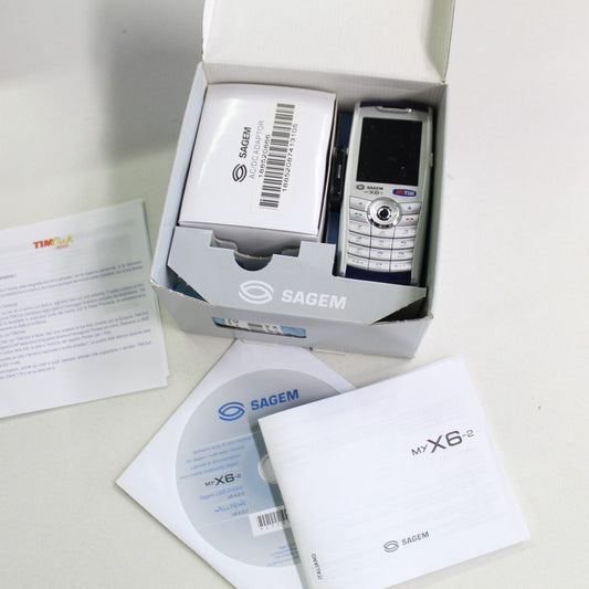 Rare Vintage SAGEM myX6-2 Phone White International In Box Complete