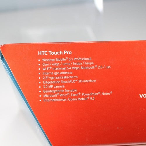 Rare Vintage HTC Touch PRO Vodafone Slider Phone Black 2008 In Box Complete