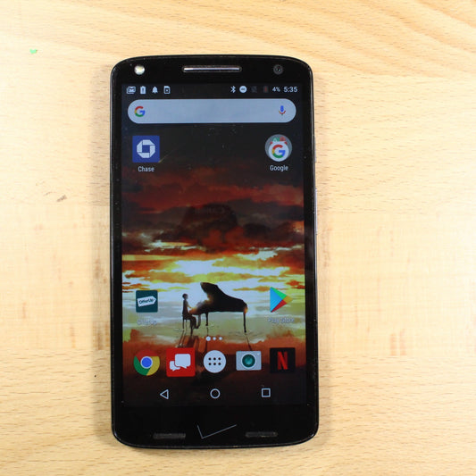 Motorola Droid Turbo 2 XT1548 Black Smartphone For Parts #409