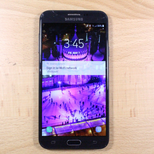 Samsung Galaxy J7 SM-J727A 16GB Black Smartphone For Parts #296