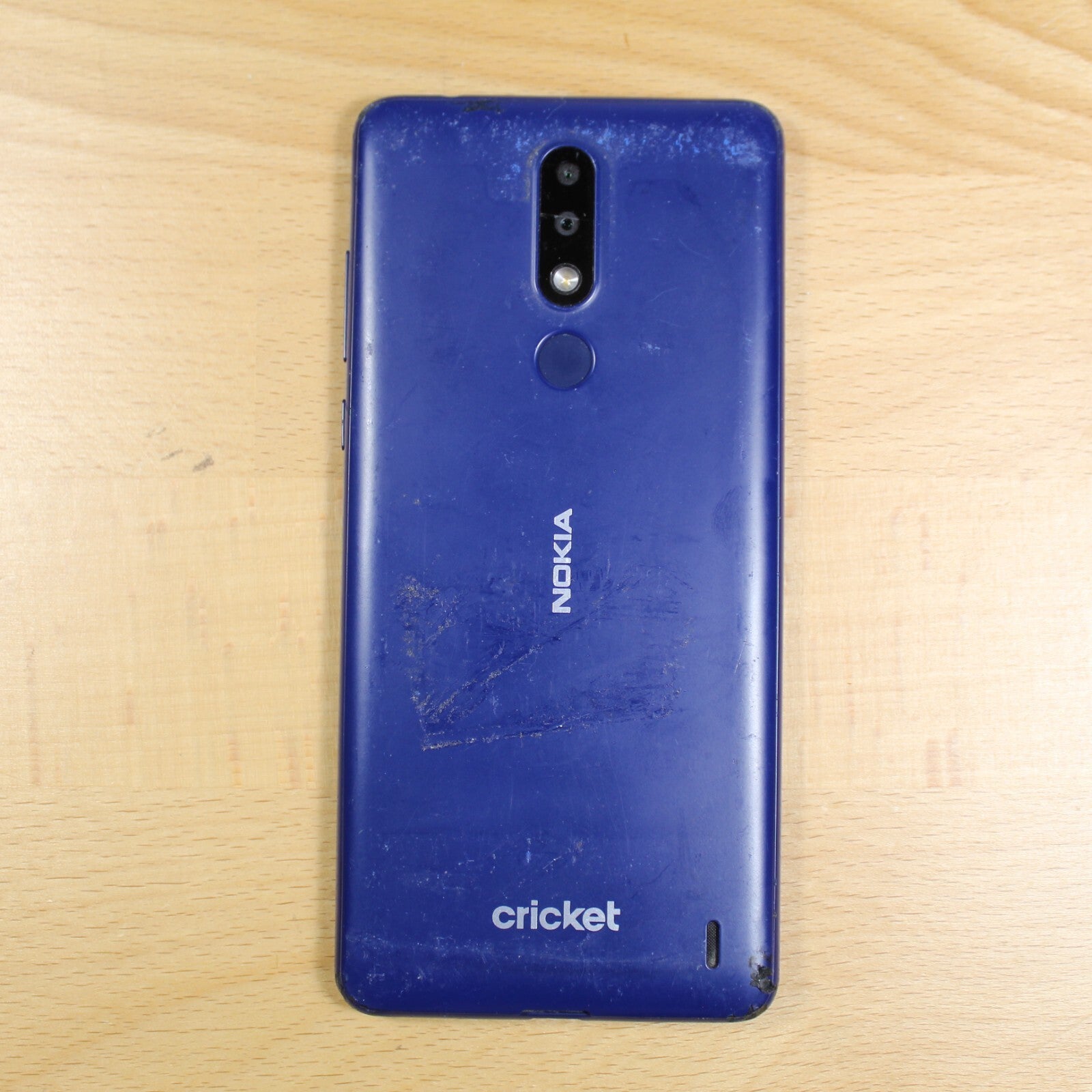 Nokia 3.1 Plus TA-1124 Blue Cricket Smartphone For Parts Untested #189