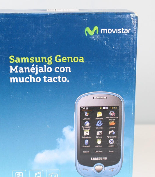 Vintage Samsung GT-C3510 Genoa MoviStar White Phone New In Box International