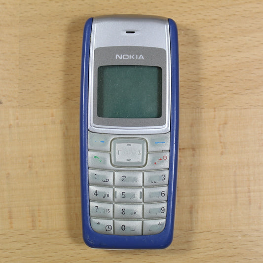 Vintage Nokia 1112 Cell Phone Blue Untested For Parts 066