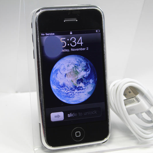 Rare Vintage Apple iPhone 1st Generation AT&T Smartphone 3G GSM 8GB For Parts