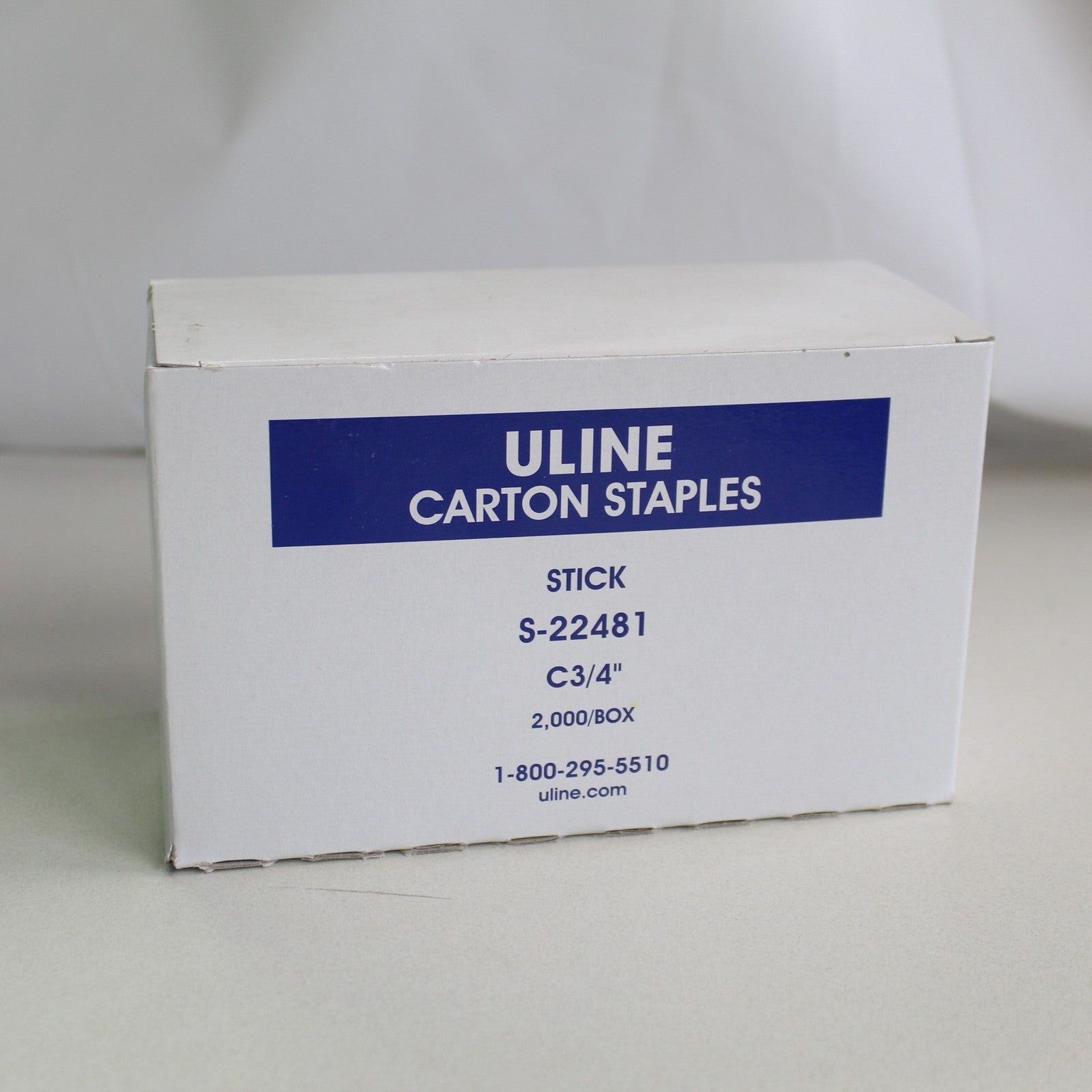  Uline Stick Staples - C34 3/4" (S-22481) New in box 