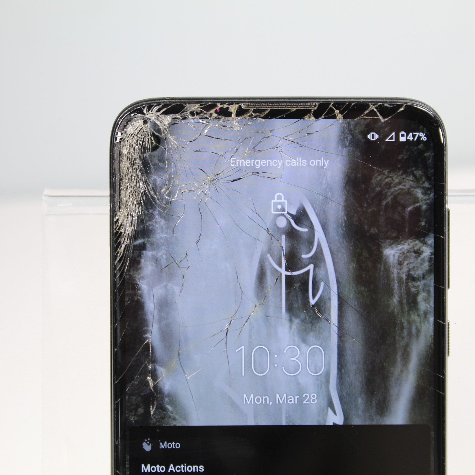 Motorola Moto G Power M501B Smartphone 4G LTE Black 64GB - For Parts