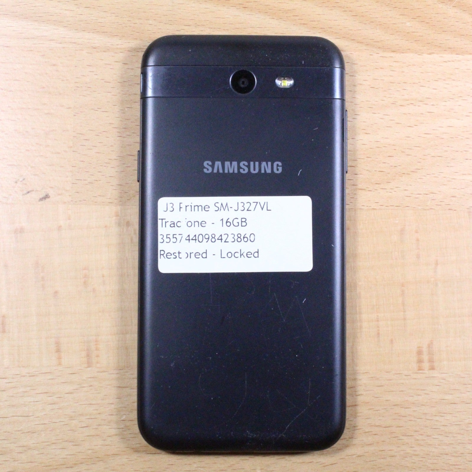 Samsung J3 Prime SM-J327VL Tracfone 16GB Smartphone For Parts #335