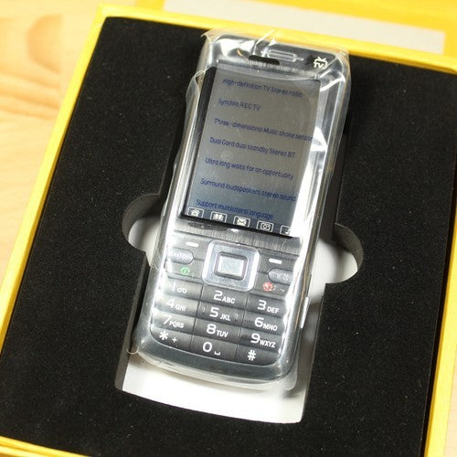 Rare Vintage Baoxing N8000 Unlocked Phone Gold In Box Collectible Bundle