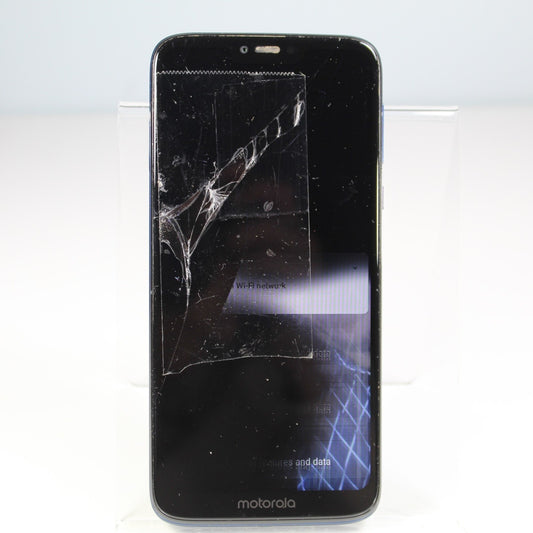 Motorola Moto G7 Power M3DE6 Cricket Smartphone Blue For Parts Repair