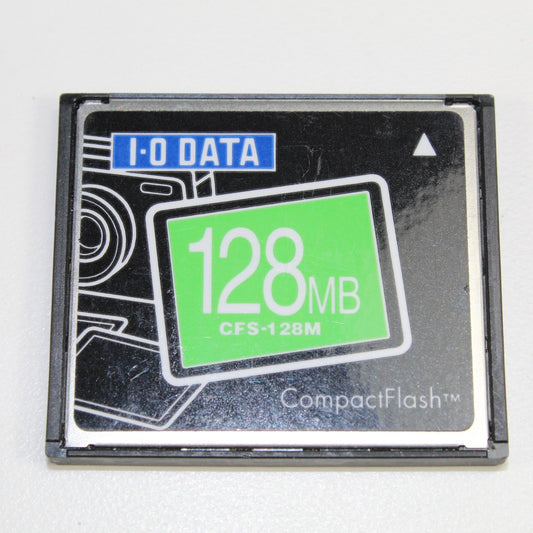 Vinatge I-O Data Compact Flash Memory Card 128MB P/N: CFS-128M For Cameras
