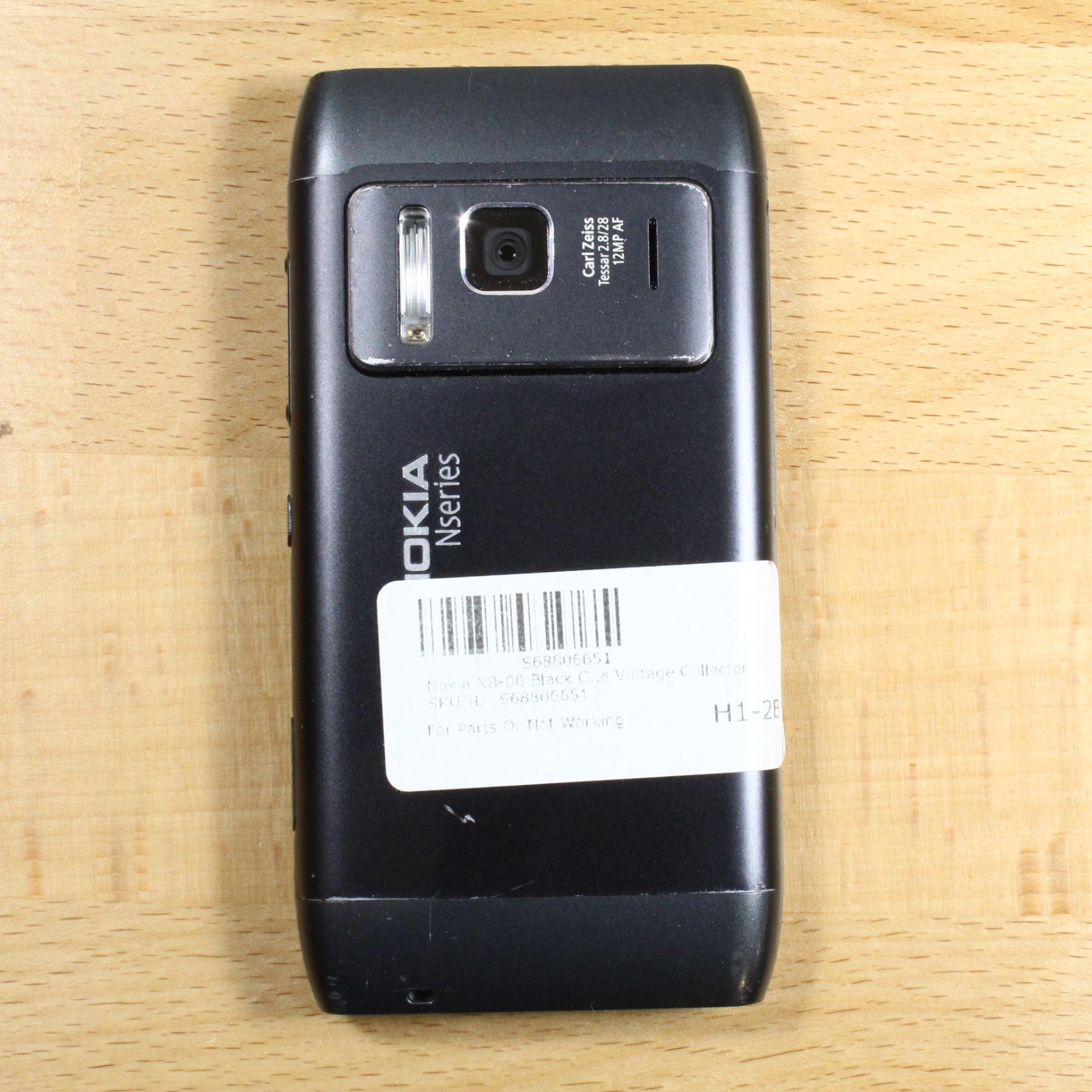 Nokia N8-00 Black Smartphone For Parts #401