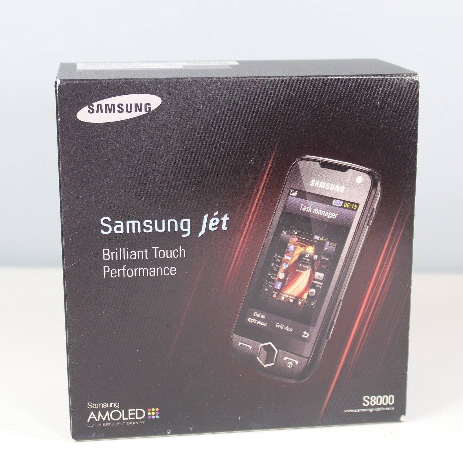 Rare Vintage Samsung Jet S8000 Rose Black Phone GSM In Box Complete Internationa