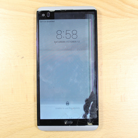 LG V20 Smartphone Silver For Parts