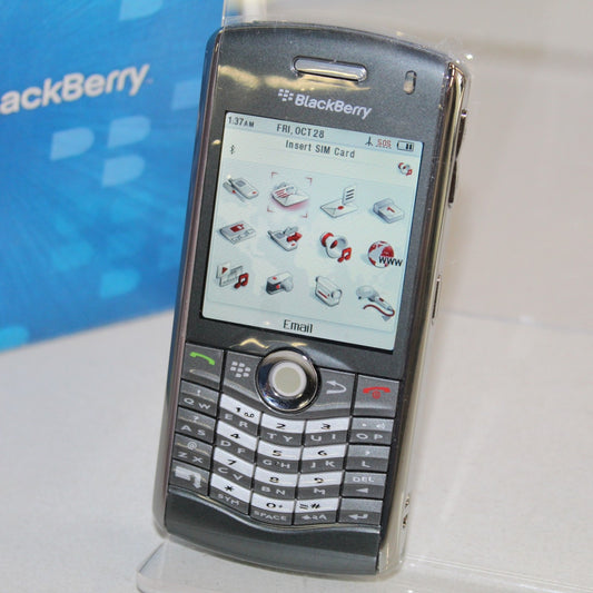 Rare Vintage BlackBerry 8110 Pearl Vodafone Gray Phone Collectible Classic