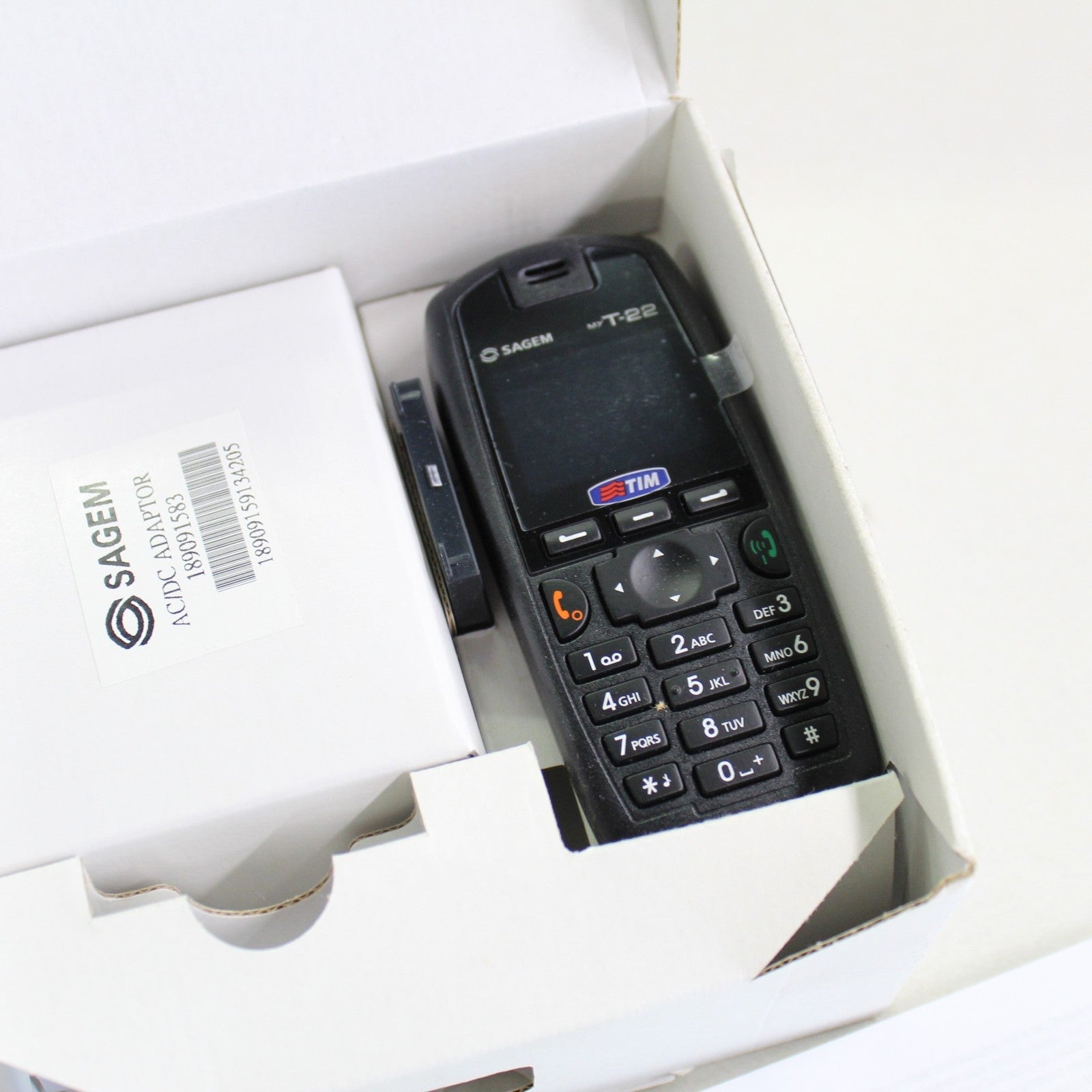 SAGEM myT-22 myX2-2 (TIM) Cellphone Black, Vintage International