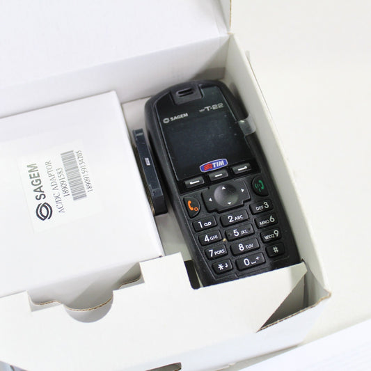 SAGEM myT-22 myX2-2 (TIM) Cellphone Black, Vintage International