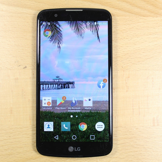 LG Premier LTE L62VL TracFone 16GB Black Smartphone Good #276