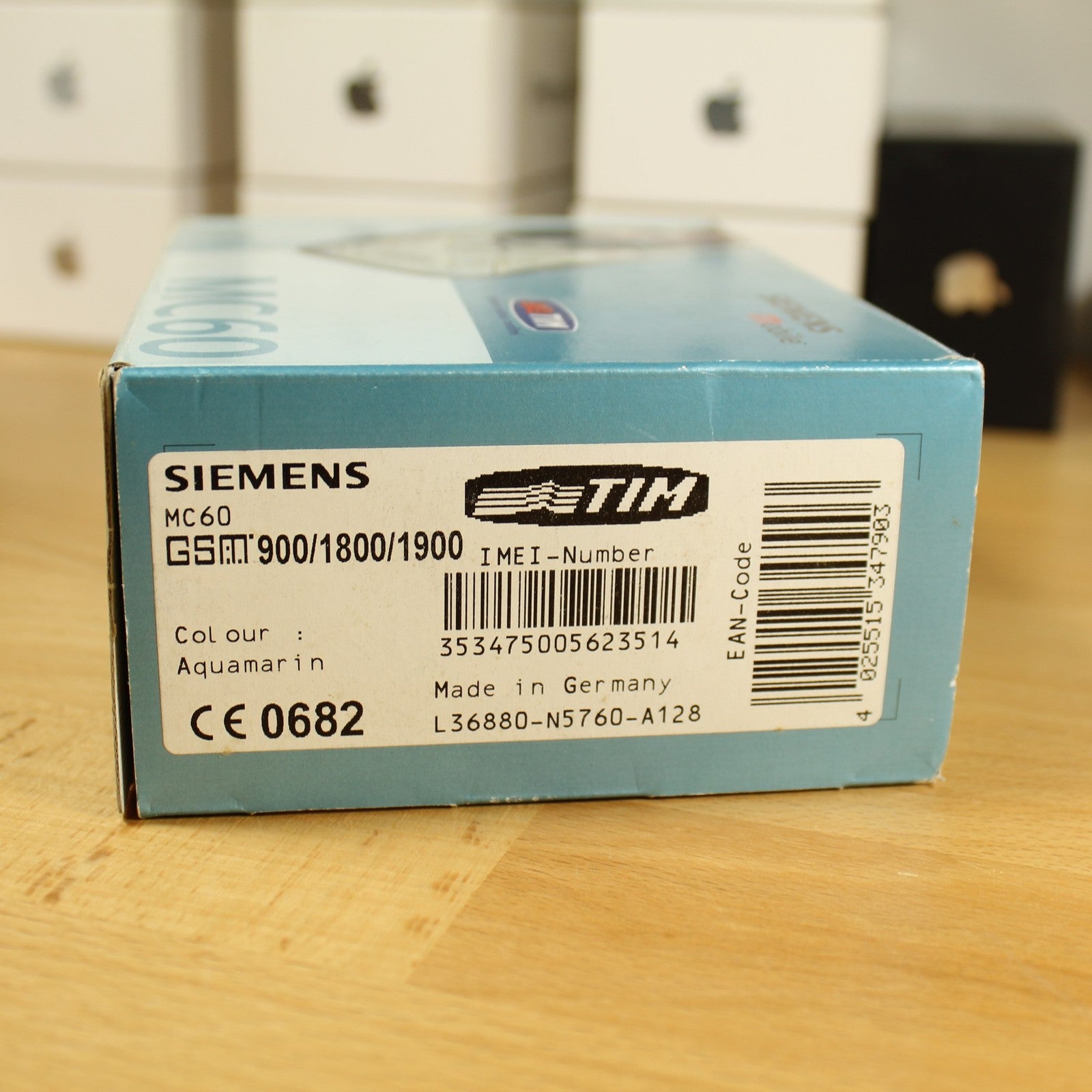 Rare Vintage Siemens MC60 TIM Phone Blue In Box International Collectible