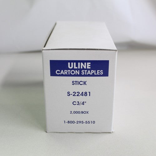  Uline Stick Staples - C34 3/4" (S-22481) New in box 