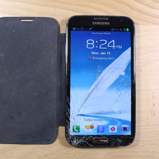 Samsung Galaxy Note 2 Verizon Smartphone For Parts #316