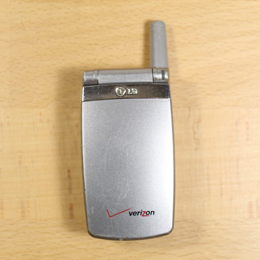 LG VX3100 Silver Verizon Cell Phone PTT Vintage Untested For Parts #174