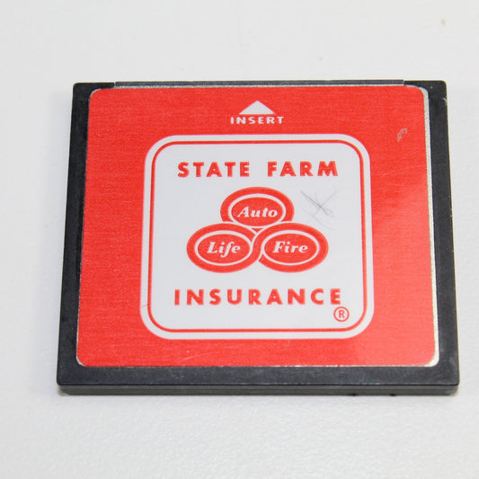 Vintage State Farm Compact Flash Memory Card 24MB For Camera or Audio