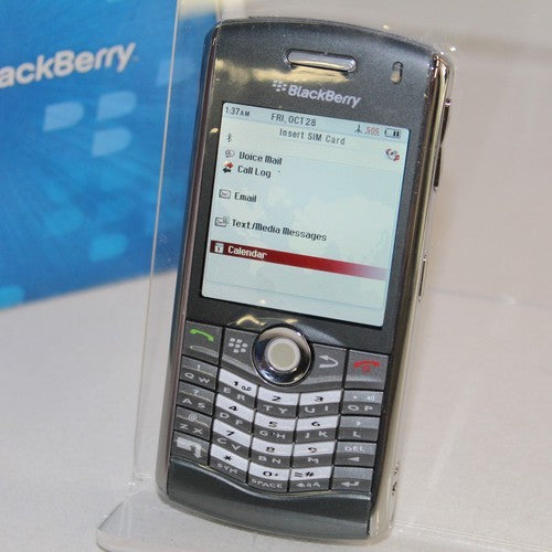 Rare Vintage BlackBerry 8110 Pearl Vodafone Gray Phone Collectible Classic