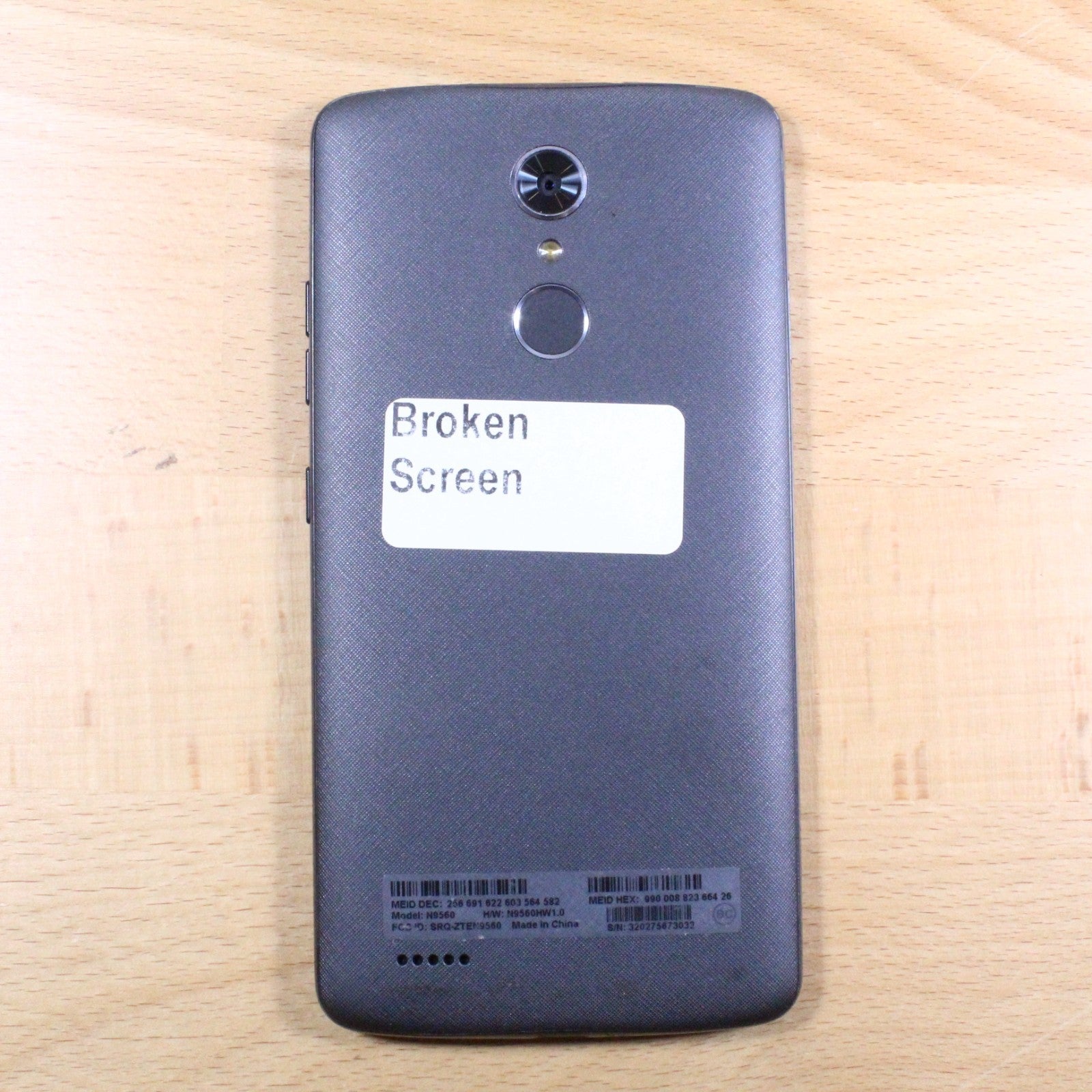 MAX XL N9560 Gray Smartphone For Parts #338