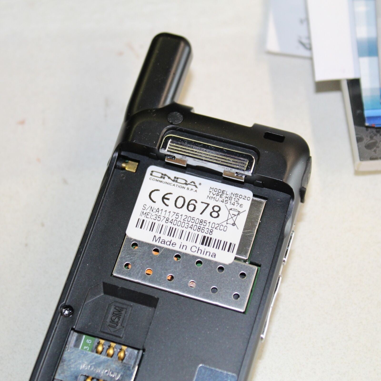 Rare Vintage ONDA N5020 TIM Phone International GSM Italian Black In Box Collect