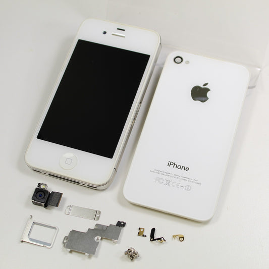 Apple iPhone 4S A1387 WHITE Motherboard Housing Assembly Part + Digitizer LCD