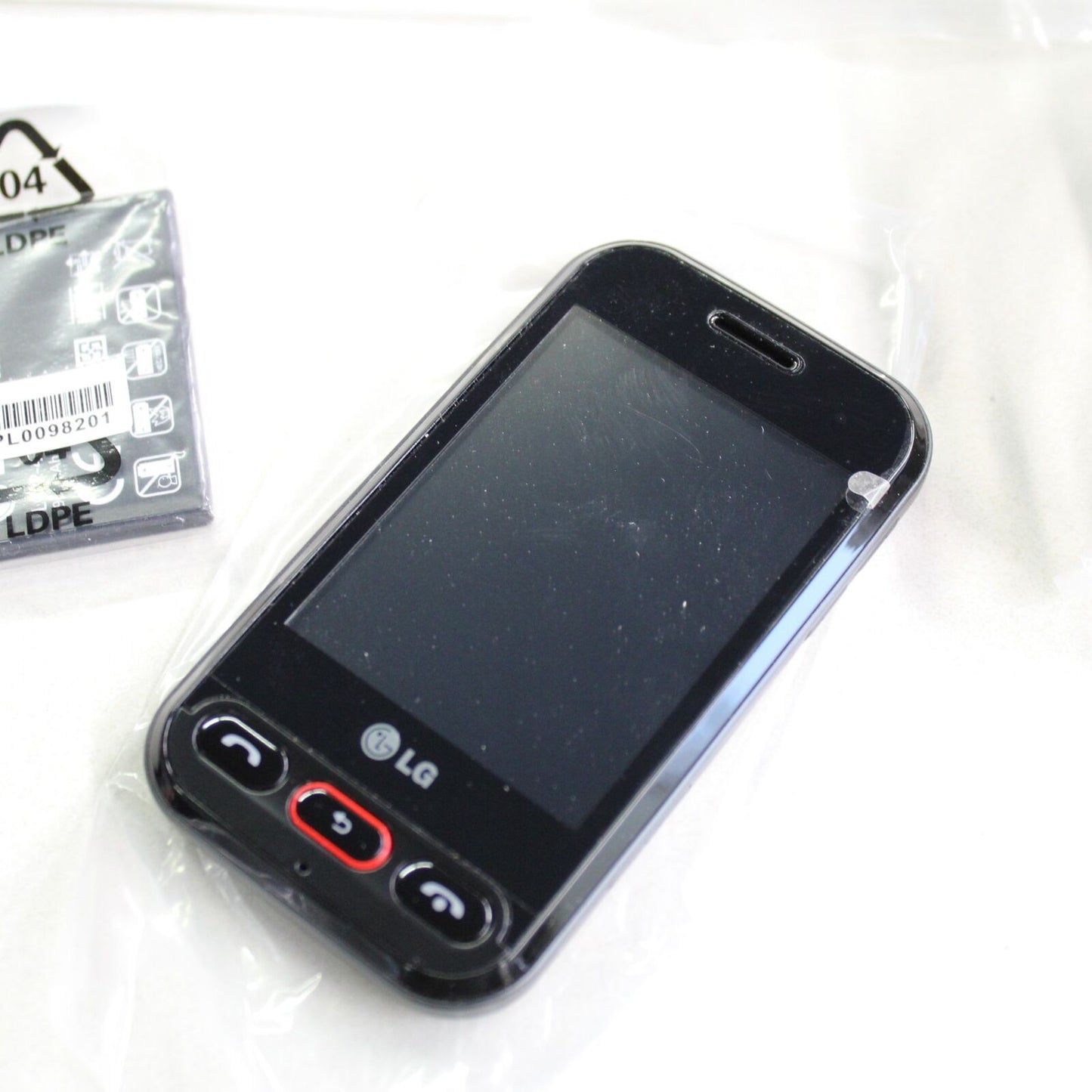 Rare Vintage LG Flick T320 (Virgin Mobile) Black Phone International In Box