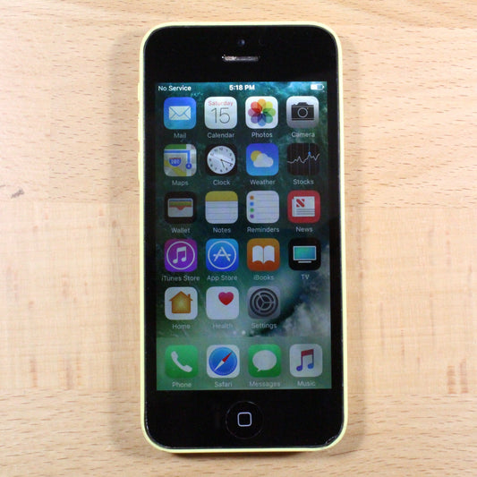 Apple iPhone 5c A1456 Yellow Unlocked Smartphone For Parts #345
