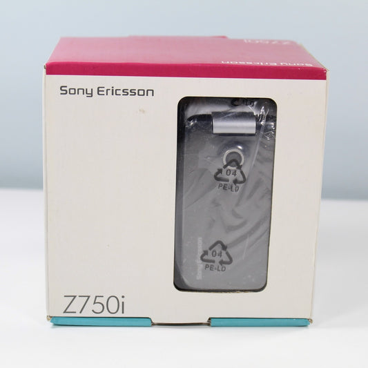Rare Vintage Sony Ericsson Z750i Flip Phone Black In Box Complete 3G GSM 2007