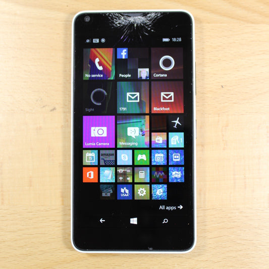 Microsoft Lumia 640 RM-1073 Smartphone White For Parts #264