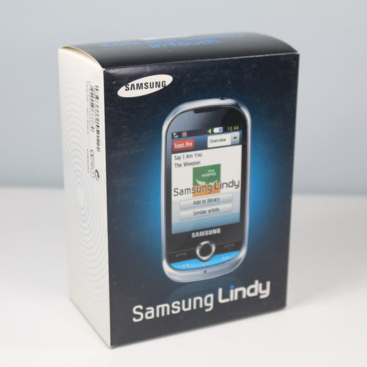New Rare Vintage Samsung Lindy M5650 Android Phone In Box Complete International
