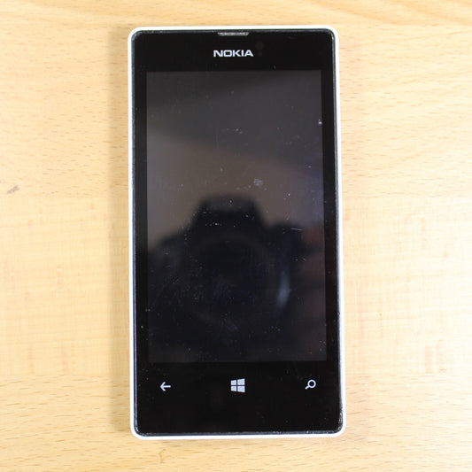 Vintage Nokia Lumia 521 Windows White Smartphone For Parts #213