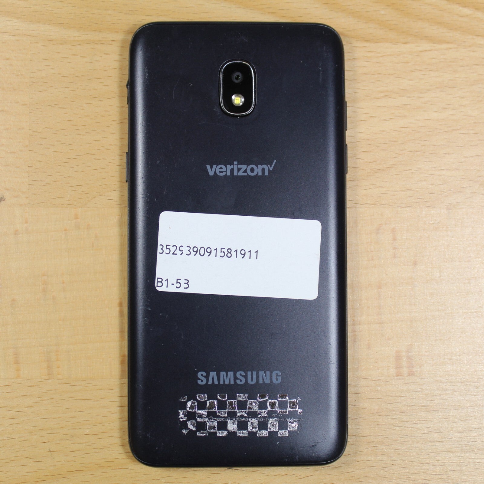 Samsung Galaxy J3 SM-J337V Verizon Smartphone Black For Parts Untested #107