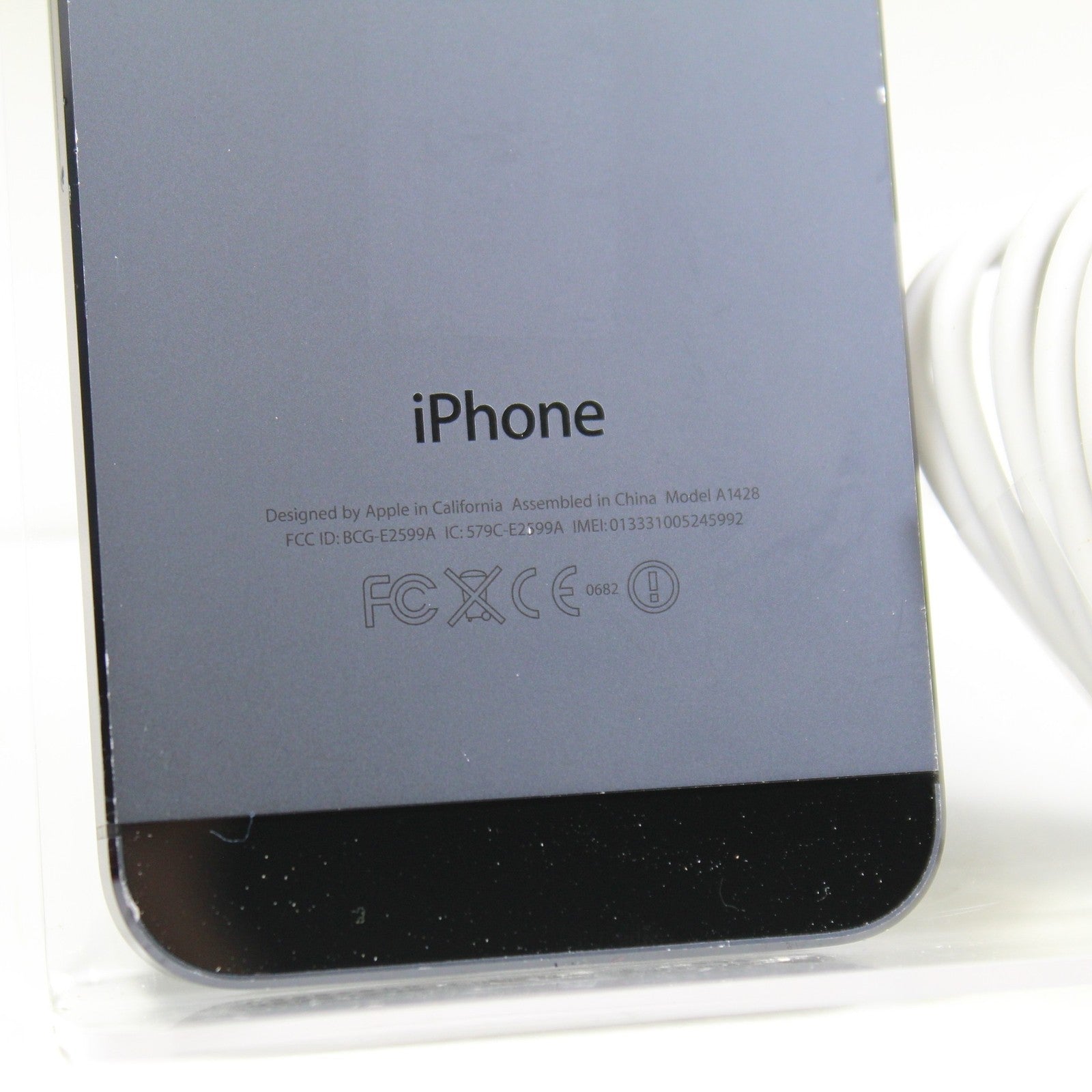 Vintage Apple iPhone 5 A1428 Unlocked Smartphone 4G LTE Black 16GB IOS 10.3.4