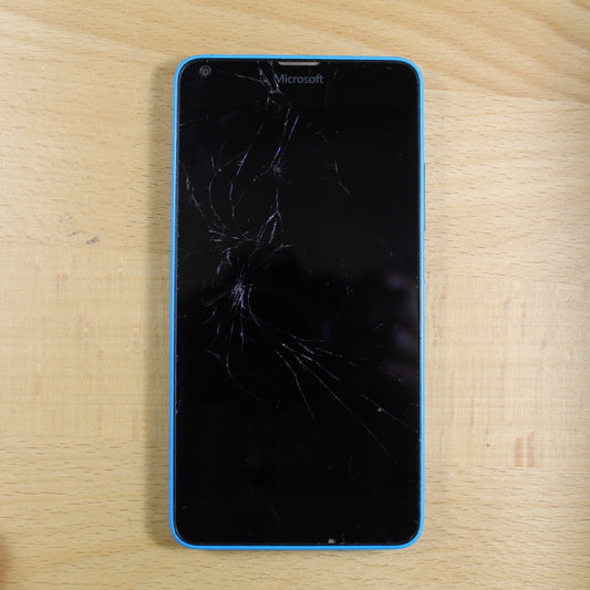 Microsoft Lumia 640 Smartphone Blue Untested For Parts