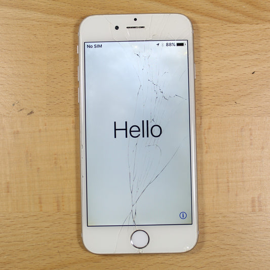 Apple iPhone 6 A1549 Smartphone Silver For Parts #082