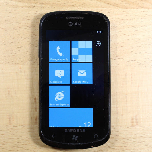 Samsung Focus SGH-i917 AT&T Smartphone Good #365