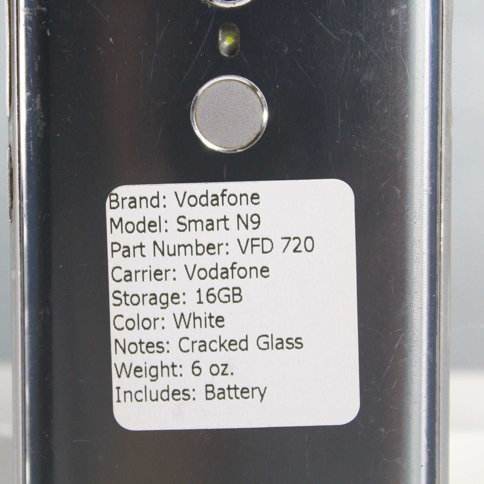 Vodafone Smart N9 VFD 720 Vodafone 16GB Smartphone For Parts ASIS Gold Recovery