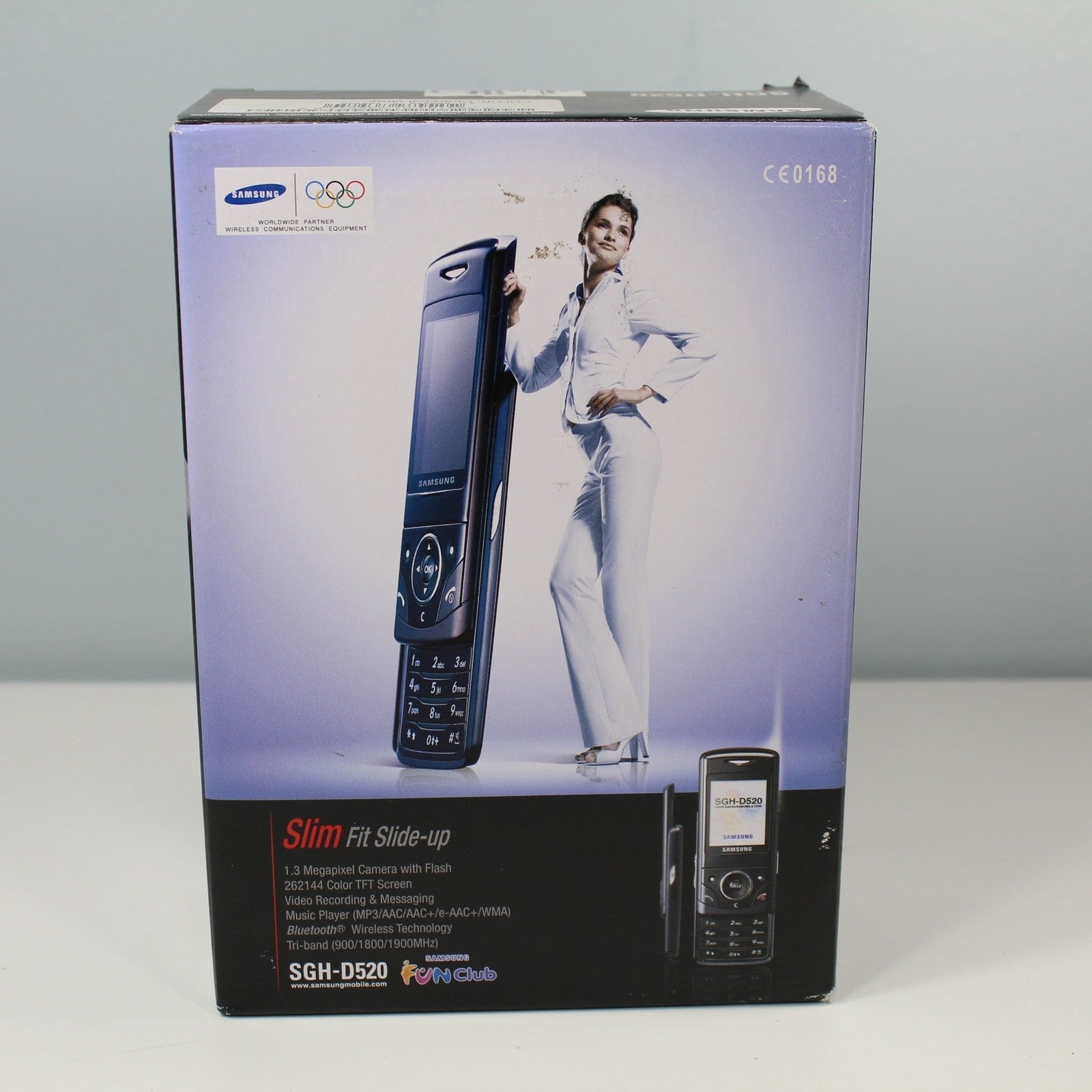 Samsung SGH-D520 Cell Phone 2006 Olympics Worldwide - Black