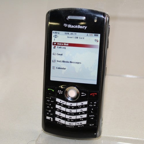 Rare Vintage Blackberry Pearl 8120 Vodafone Phone Black In Box Collectible